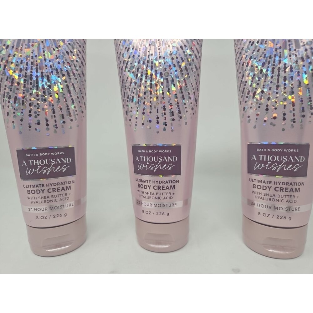 Set Of 3 NEW A THOUSAND WISHES BODY CREAM Bath & Body Works - Picture 2 of 3